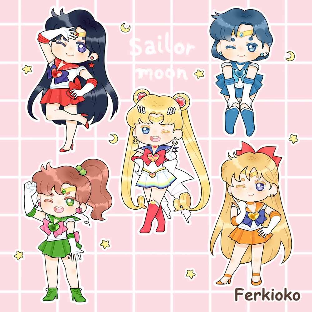 Super Sailor Moon chibi by FerKioko on DeviantArt