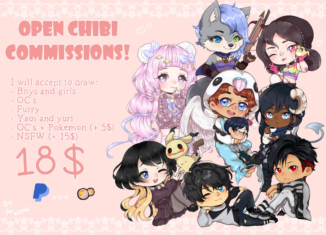 [OPEN] COMMISSION POWERFUL CHIBI 2020