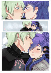 Byleth and Shez - Commission YCH