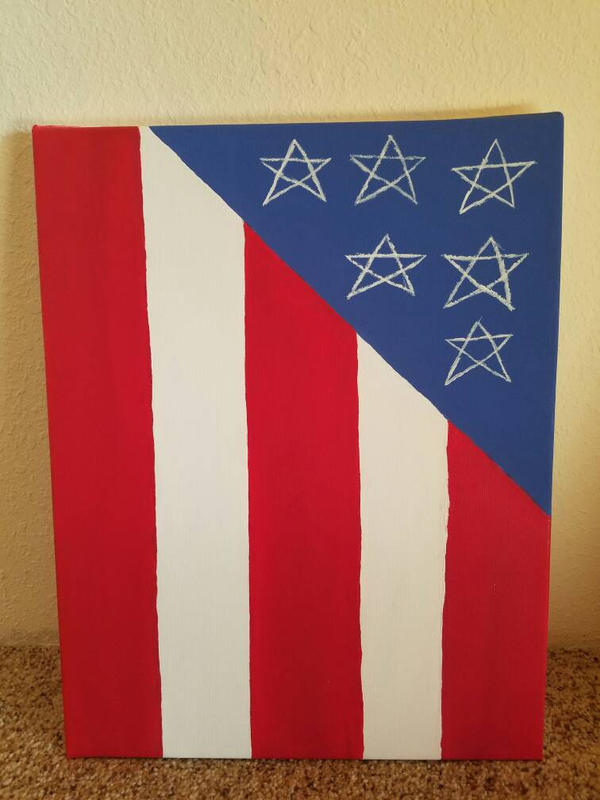 American flag simple by 3davidwendel on DeviantArt