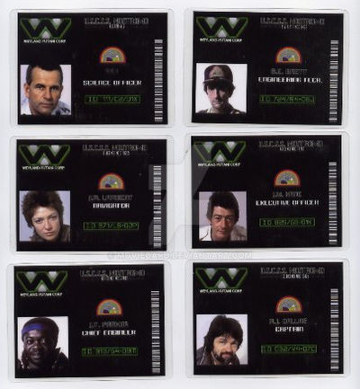 Alien Rwi Cards cards of the movie alien by moviecard on DeviantArt
