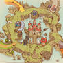 Mario + Rabbids Map of Peach's Castle