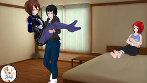 Saving his Little Sister.