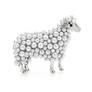 Sheep brooch, silver