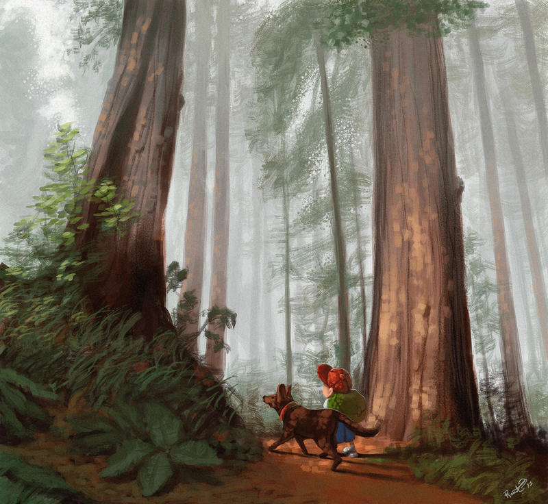 Boy and His Dog by RobertCopu Boy and His Dog by RobertCopu
