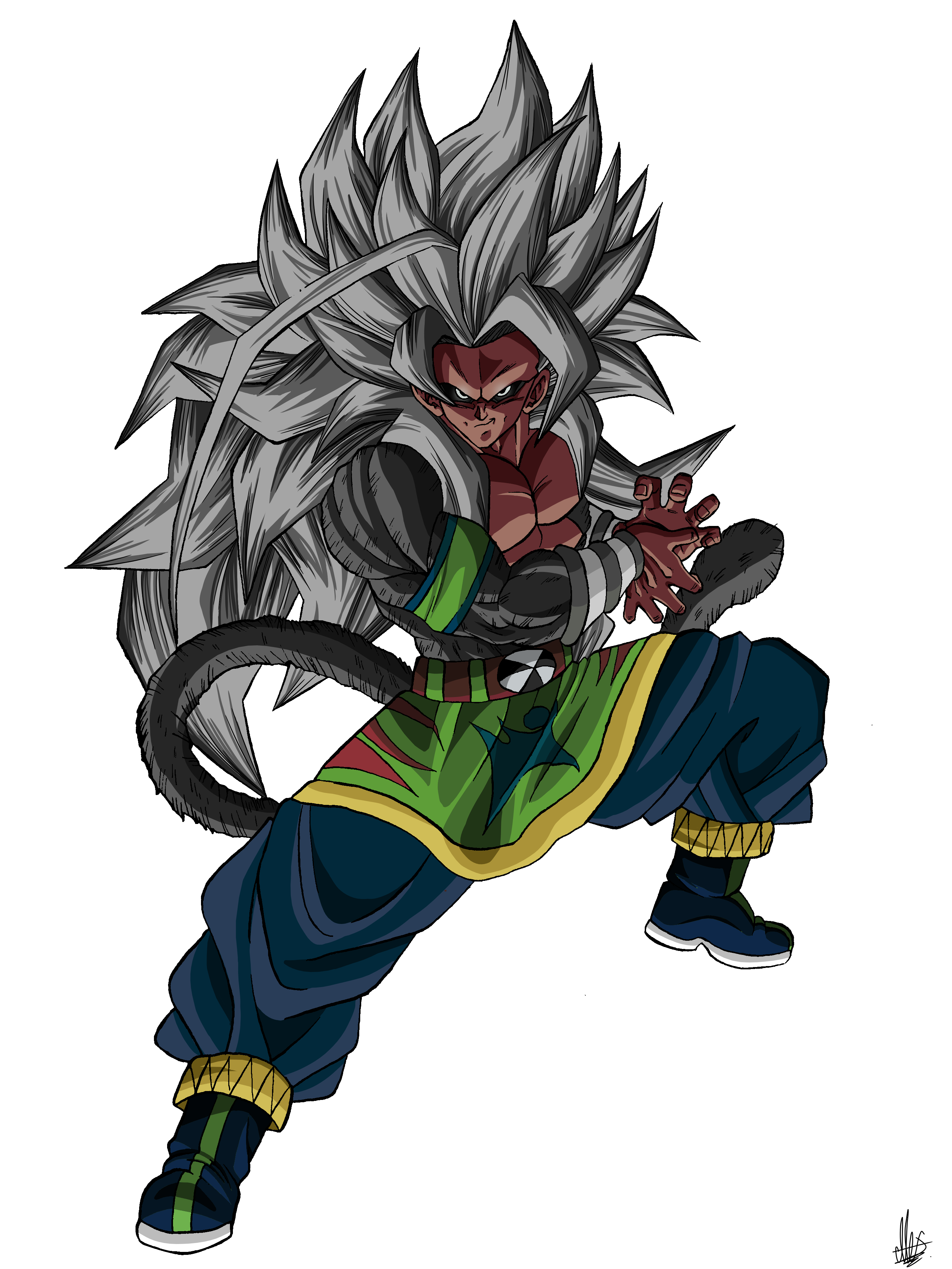 Goku AF SSJ5 by Unkoshin on DeviantArt