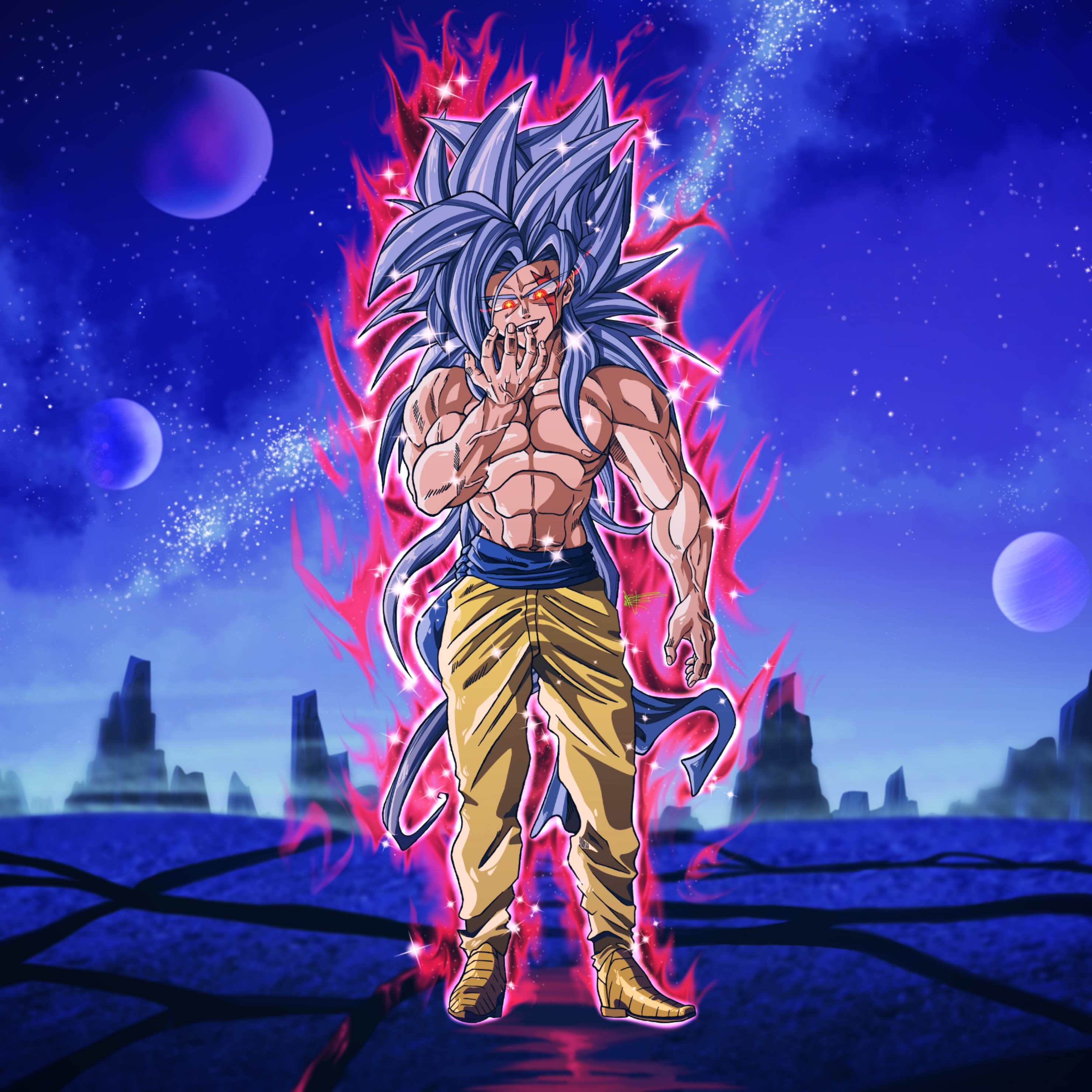 Goku AF SSJ5 by Unkoshin on DeviantArt