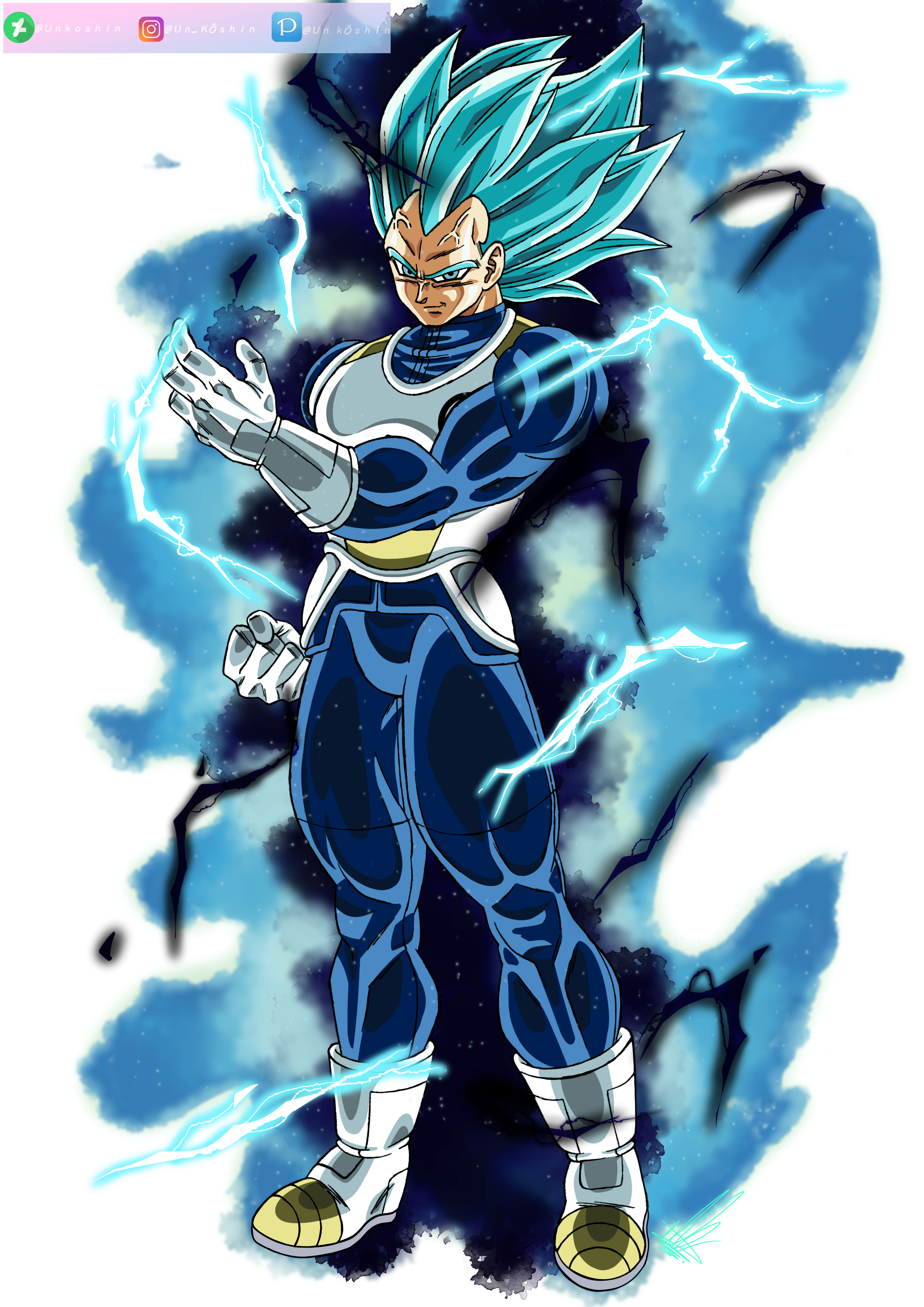 Vegeta ssj5 (PGV) - Render by Unkoshin on DeviantArt