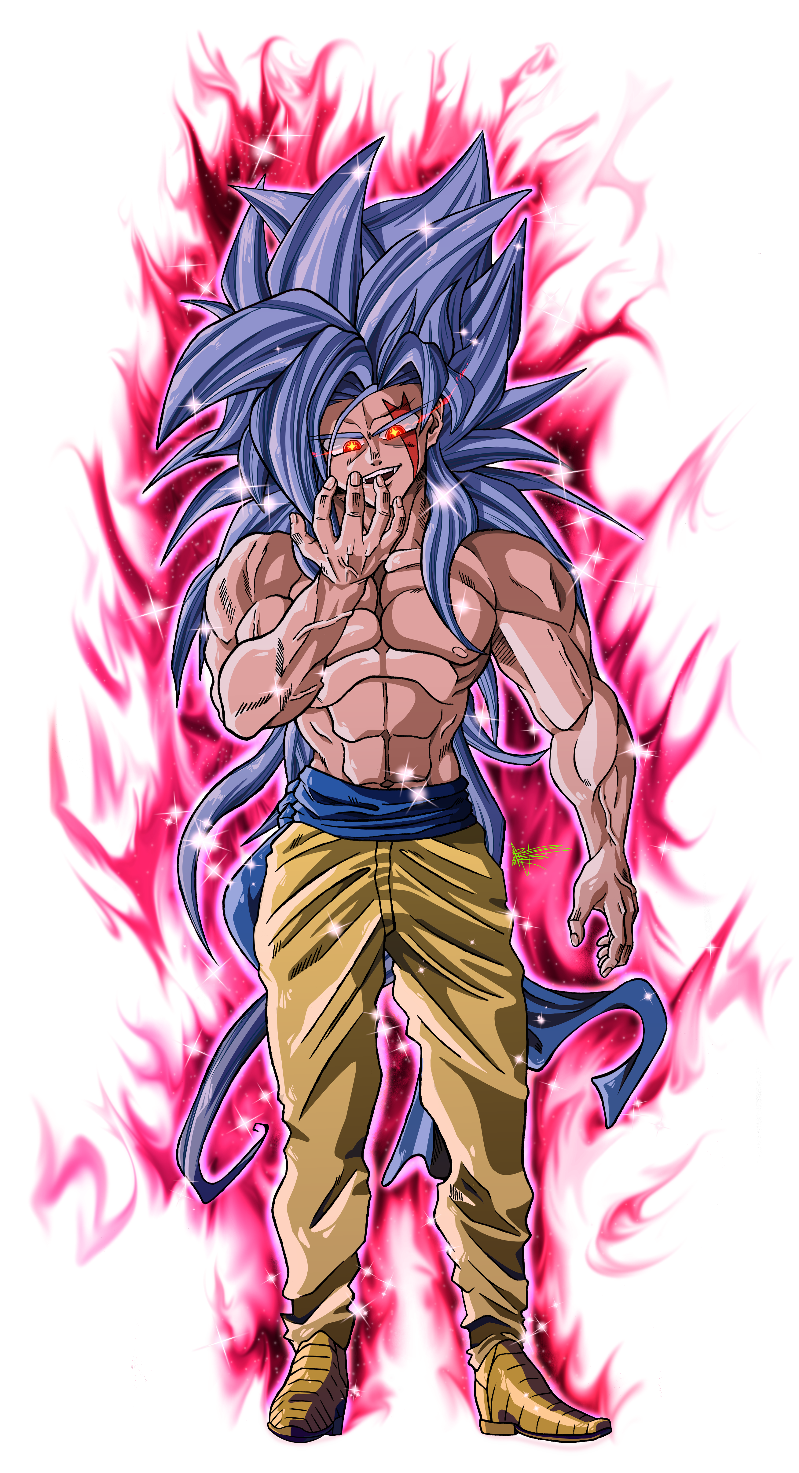 Goku SSJ5 Super Saiyan 5 by BrandonKuhn24469 on DeviantArt