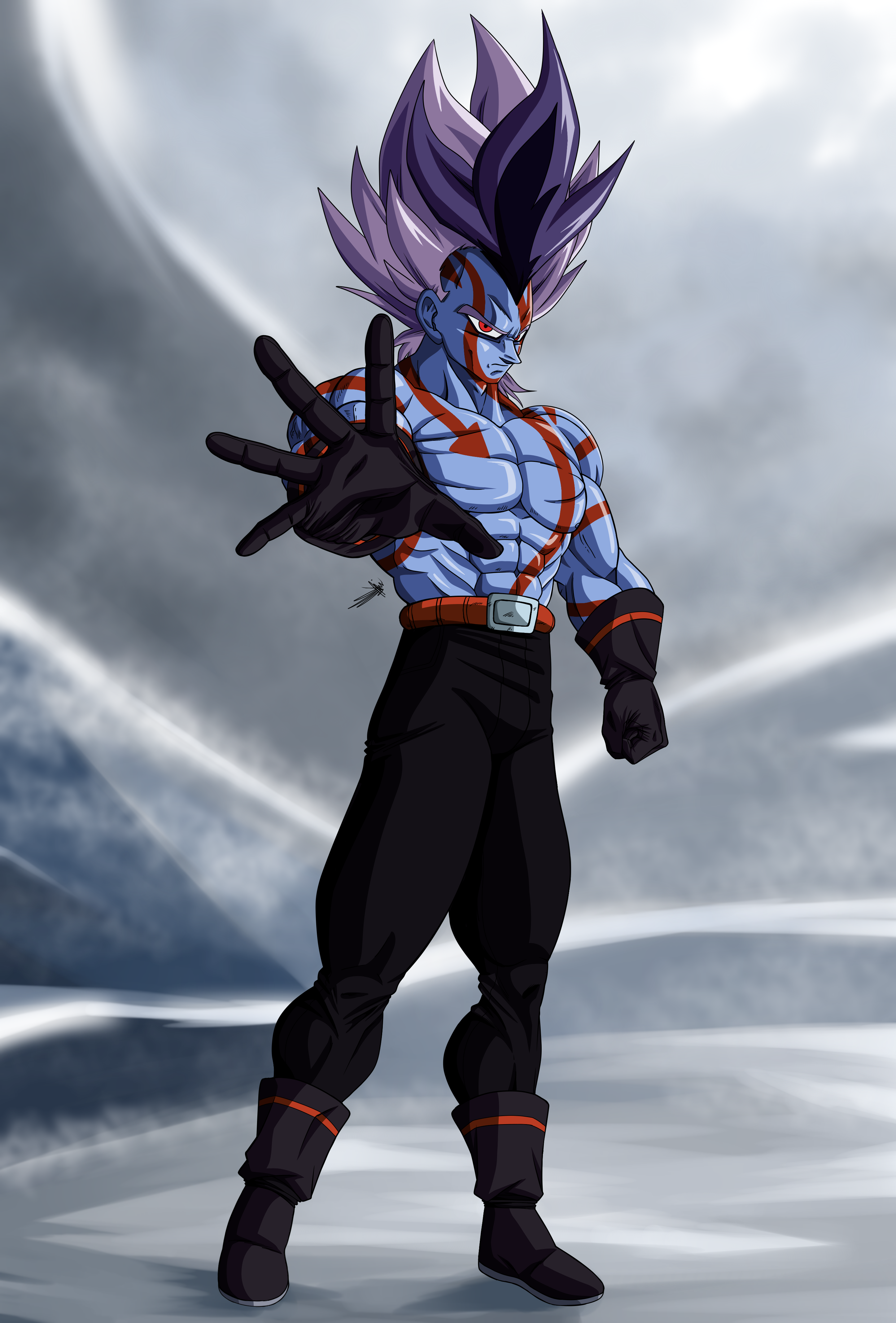 Vegeta ssj5 (PGV) - Render by Unkoshin on DeviantArt