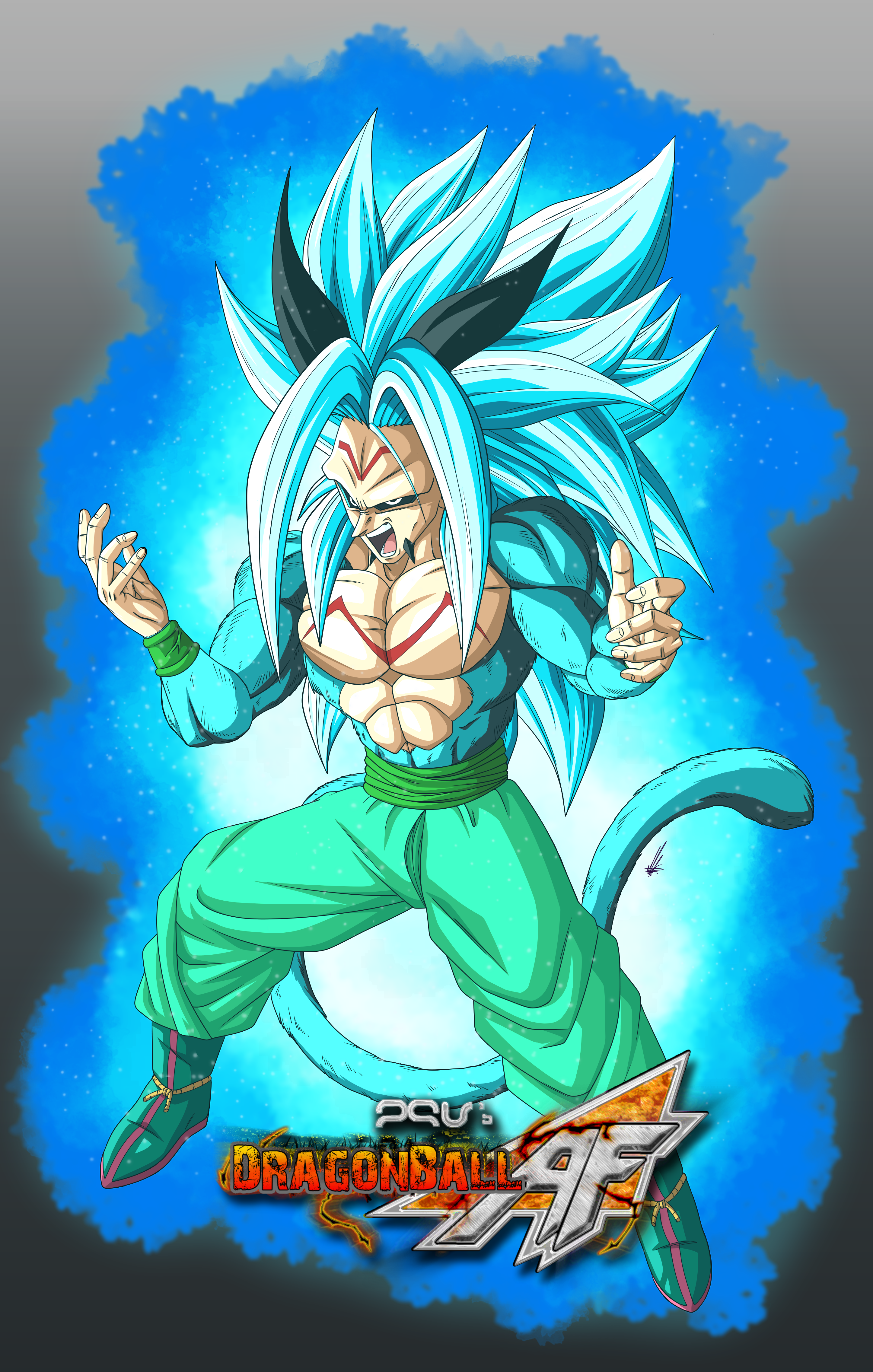 Gogeta ssj5 PGV version by Unkoshin on DeviantArt