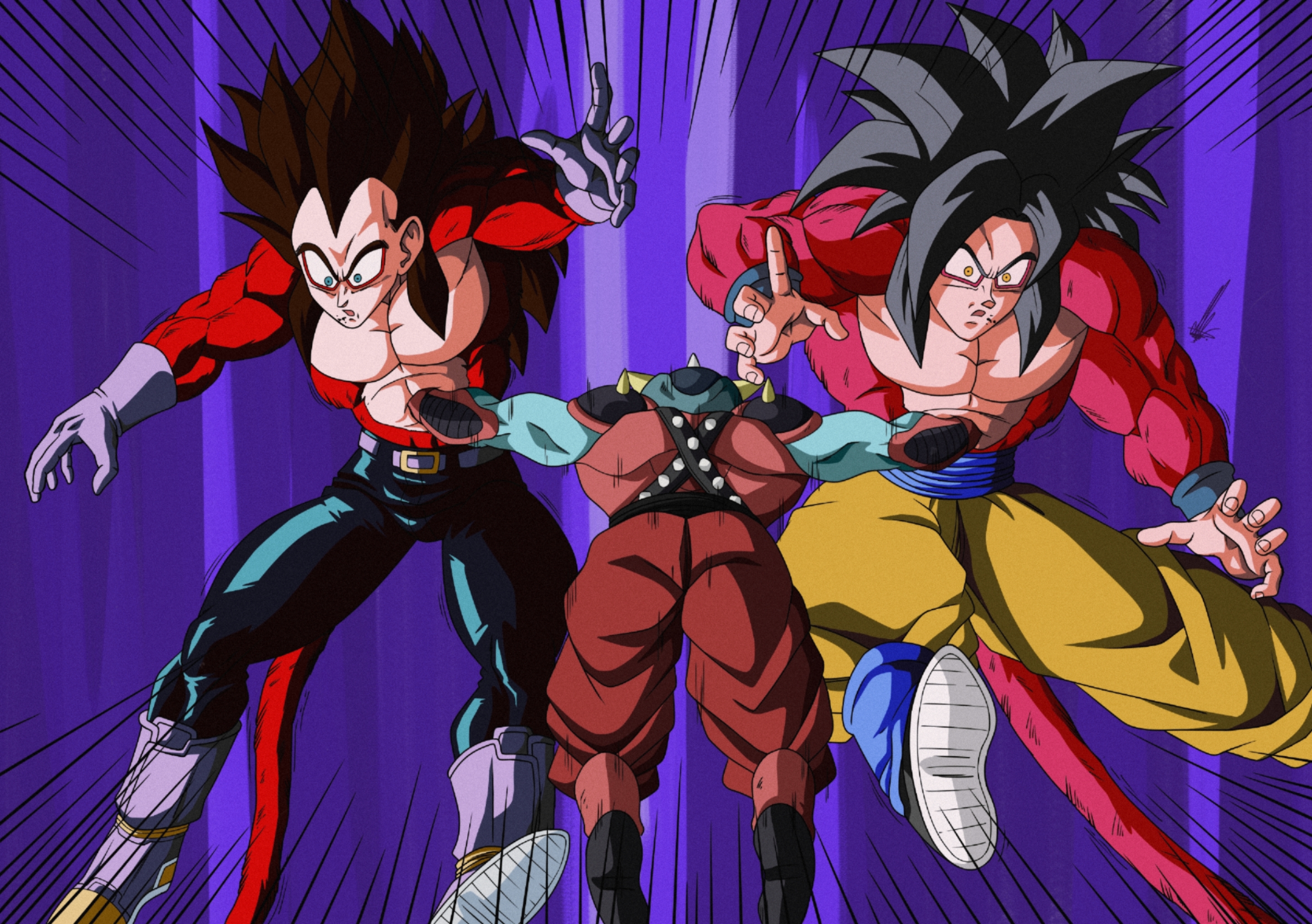 Dragon Ball Multiverse Vegetto vs Broly by joshdancato on DeviantArt