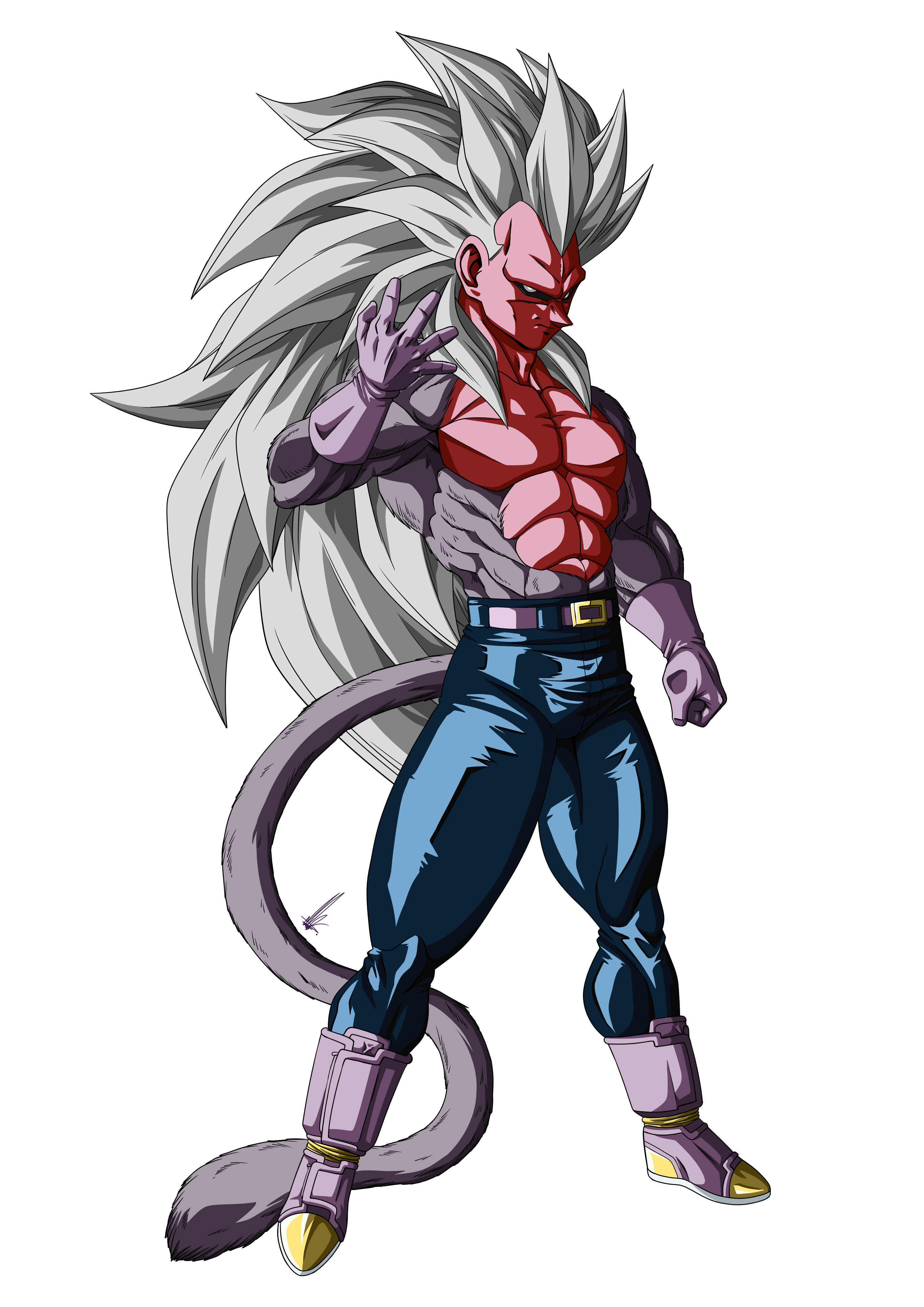 Vegeta ssj5 (PGV) - Render by Unkoshin on DeviantArt