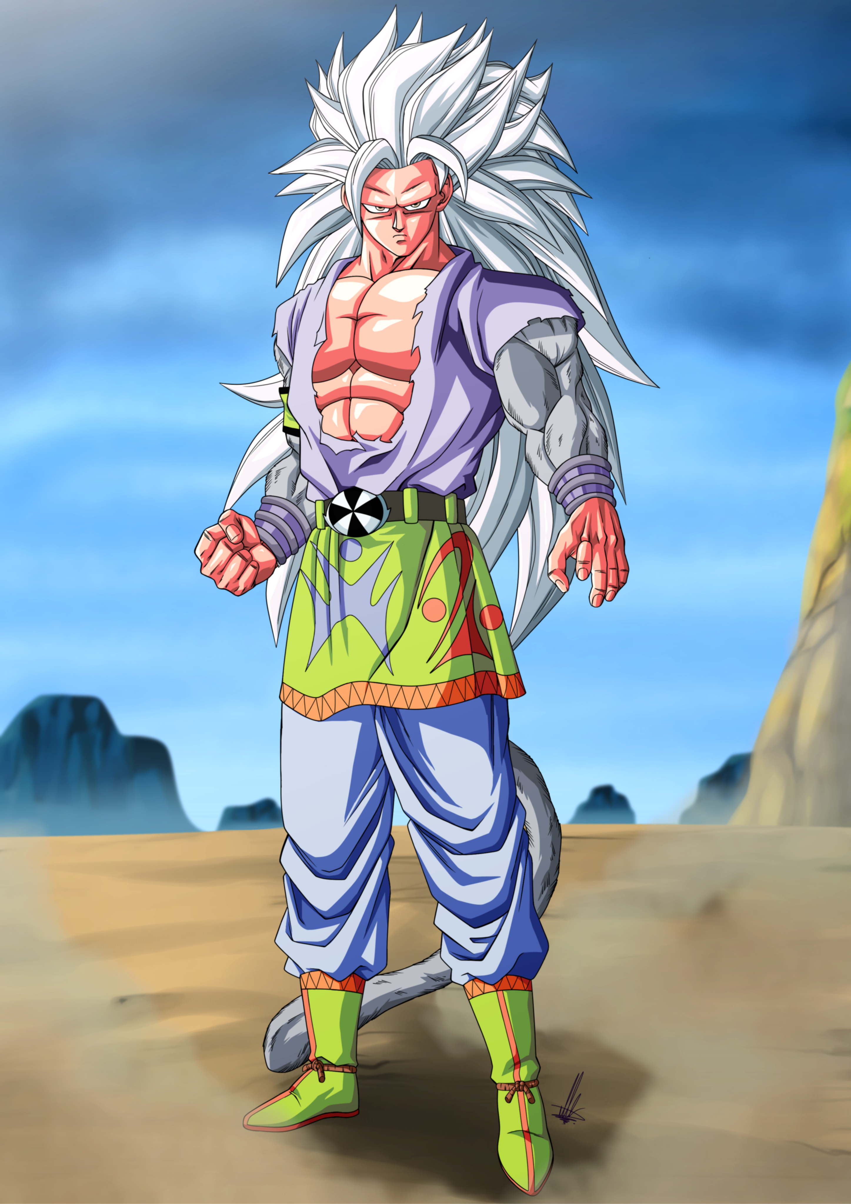Goku ssj5 by Unkoshin on DeviantArt
