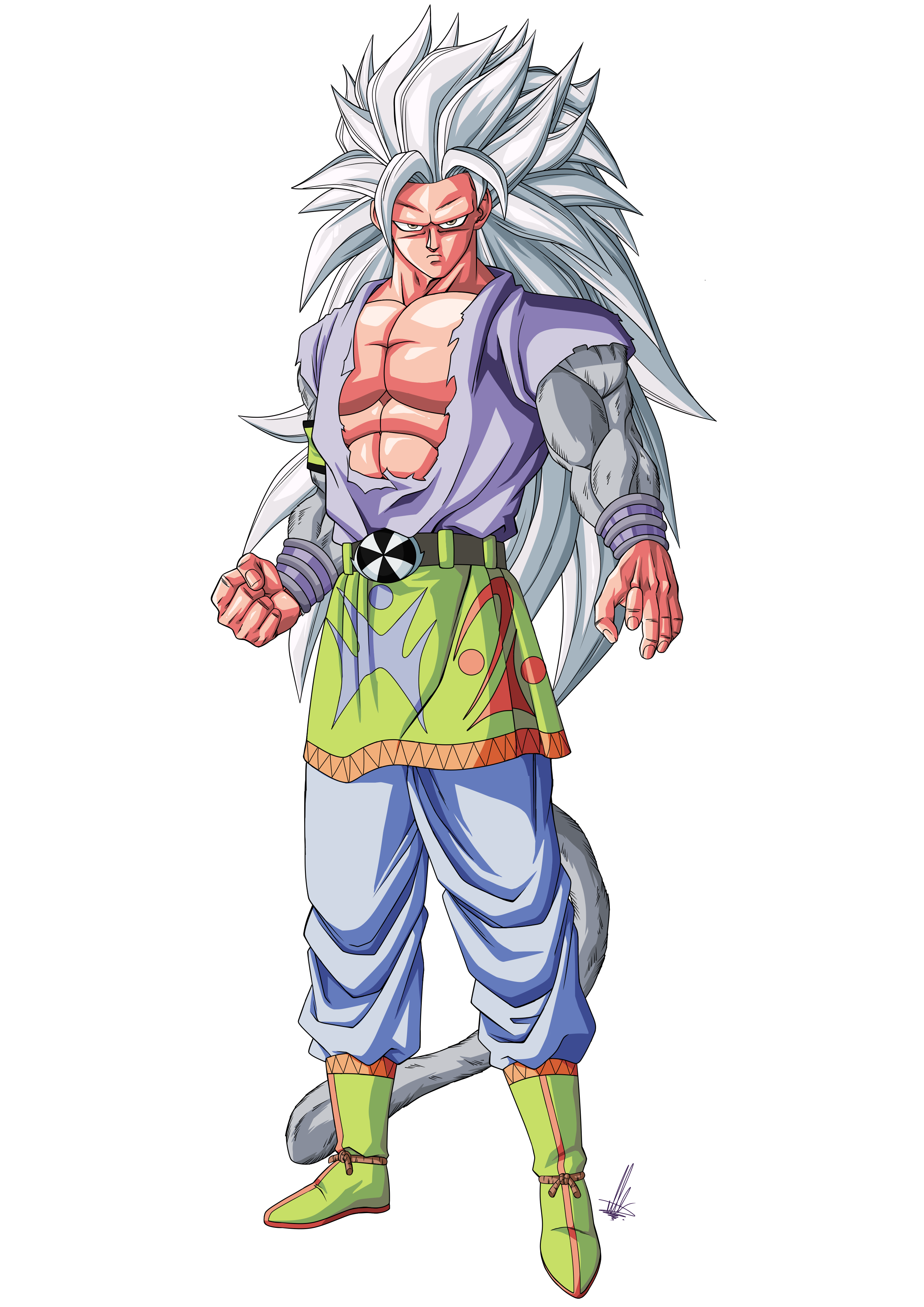 Goku ssj5 Jubran render by Unkoshin on DeviantArt