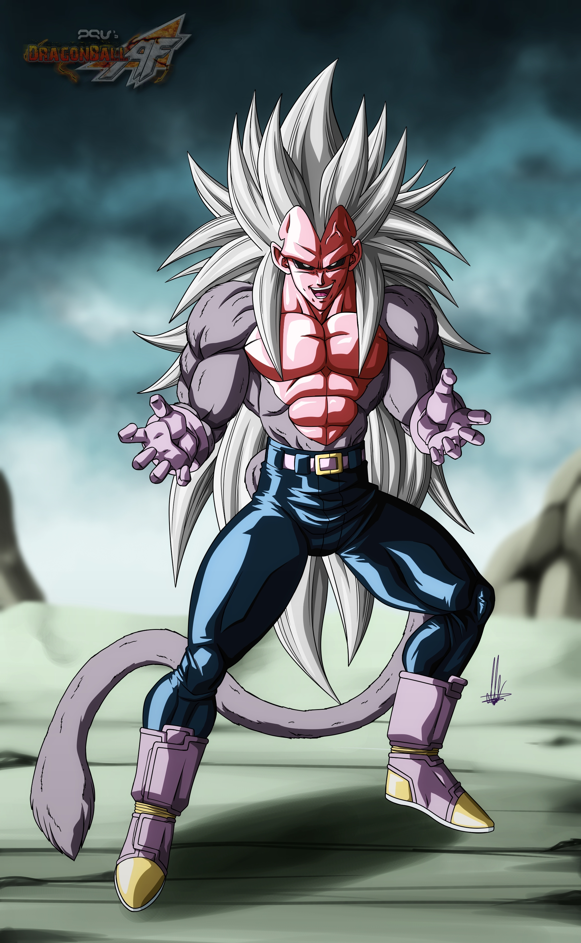 Vegeta SSJ5 Mystic by Menamezapiero on DeviantArt