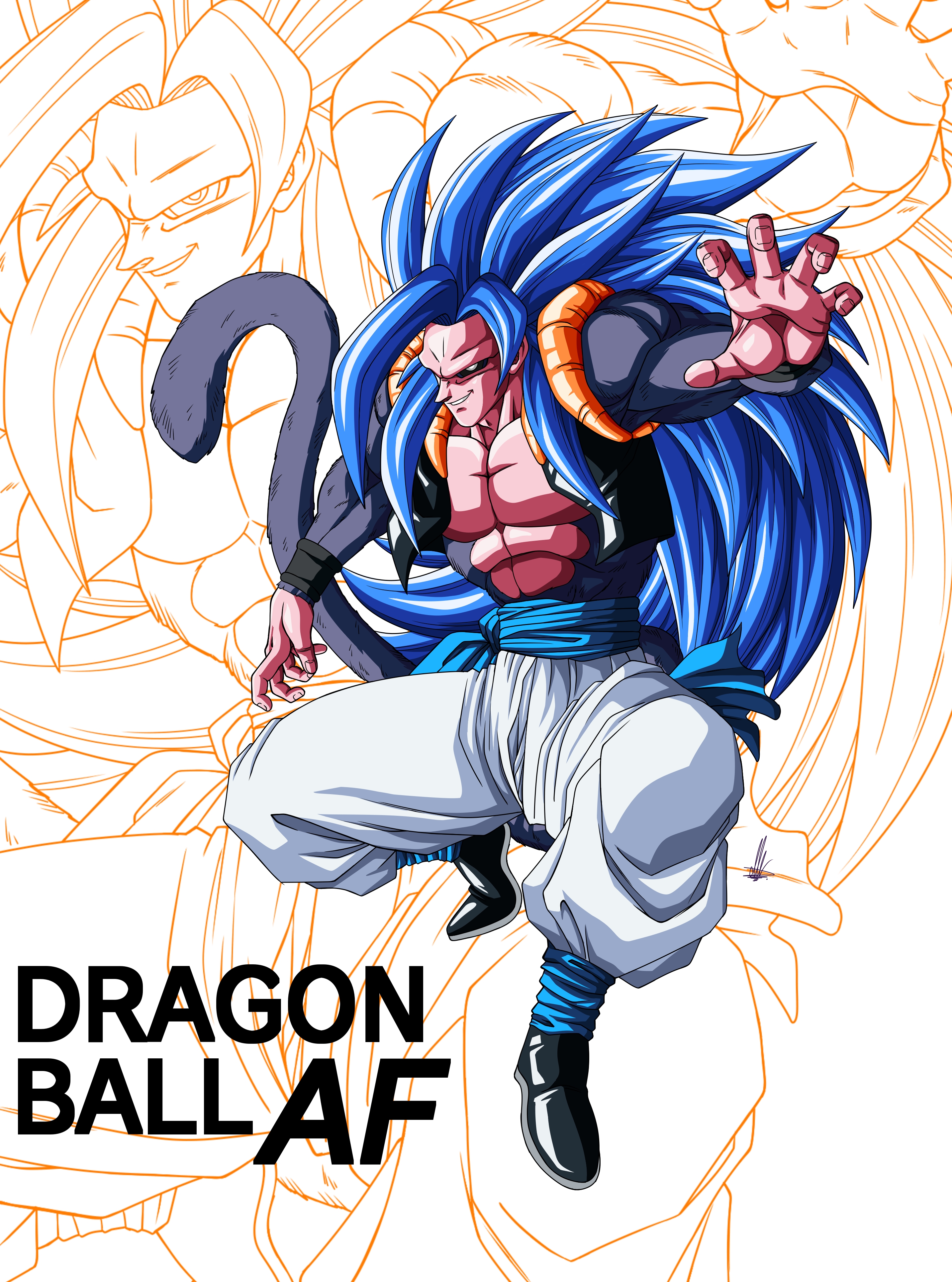 Goku Super Saiyan 5 - Long Art