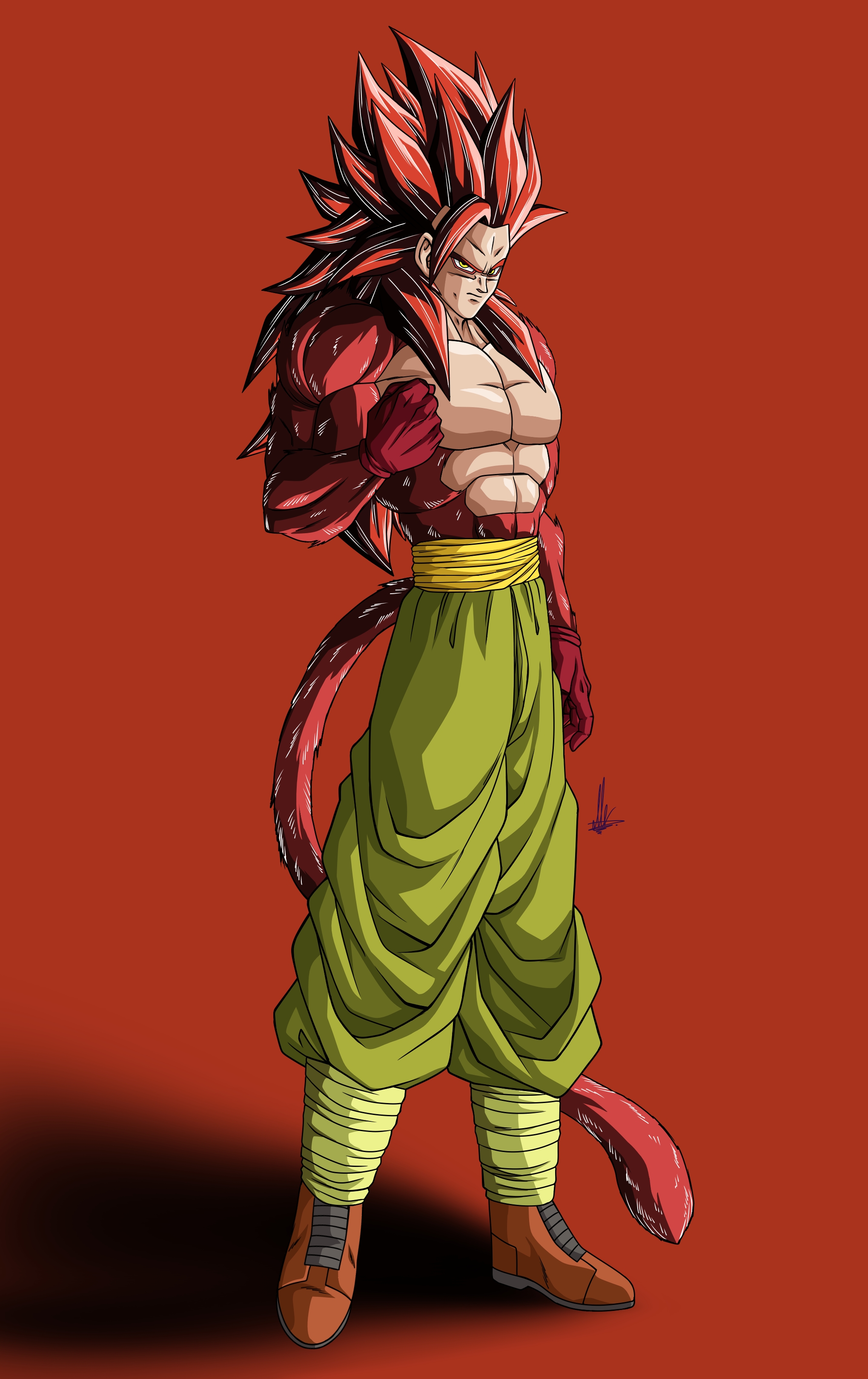 Gohan (Xeno) Super Saiyan 4 Limit breaker by Unkoshin on DeviantArt