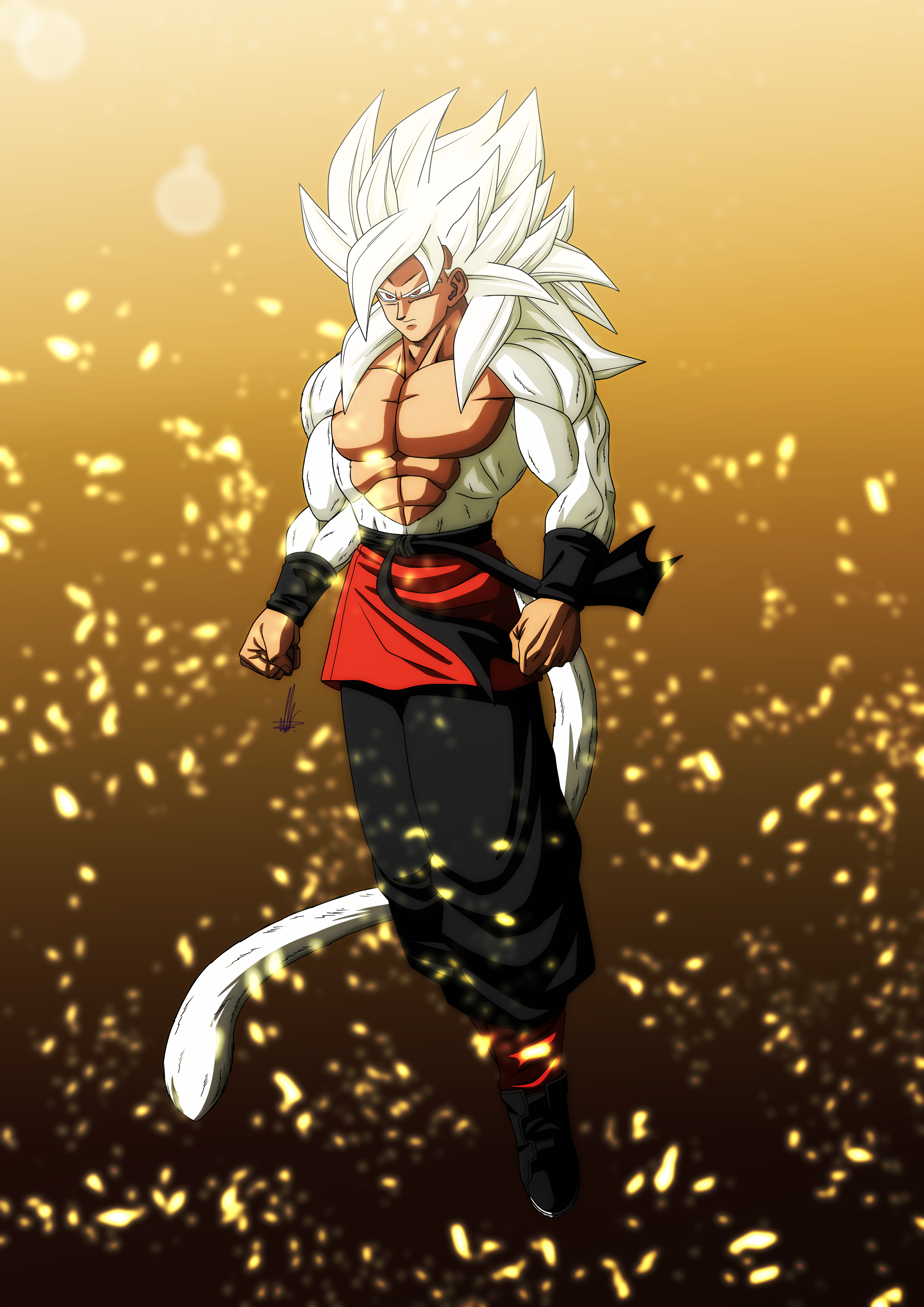 Goku super sayajin 4 by HBORUNO on DeviantArt