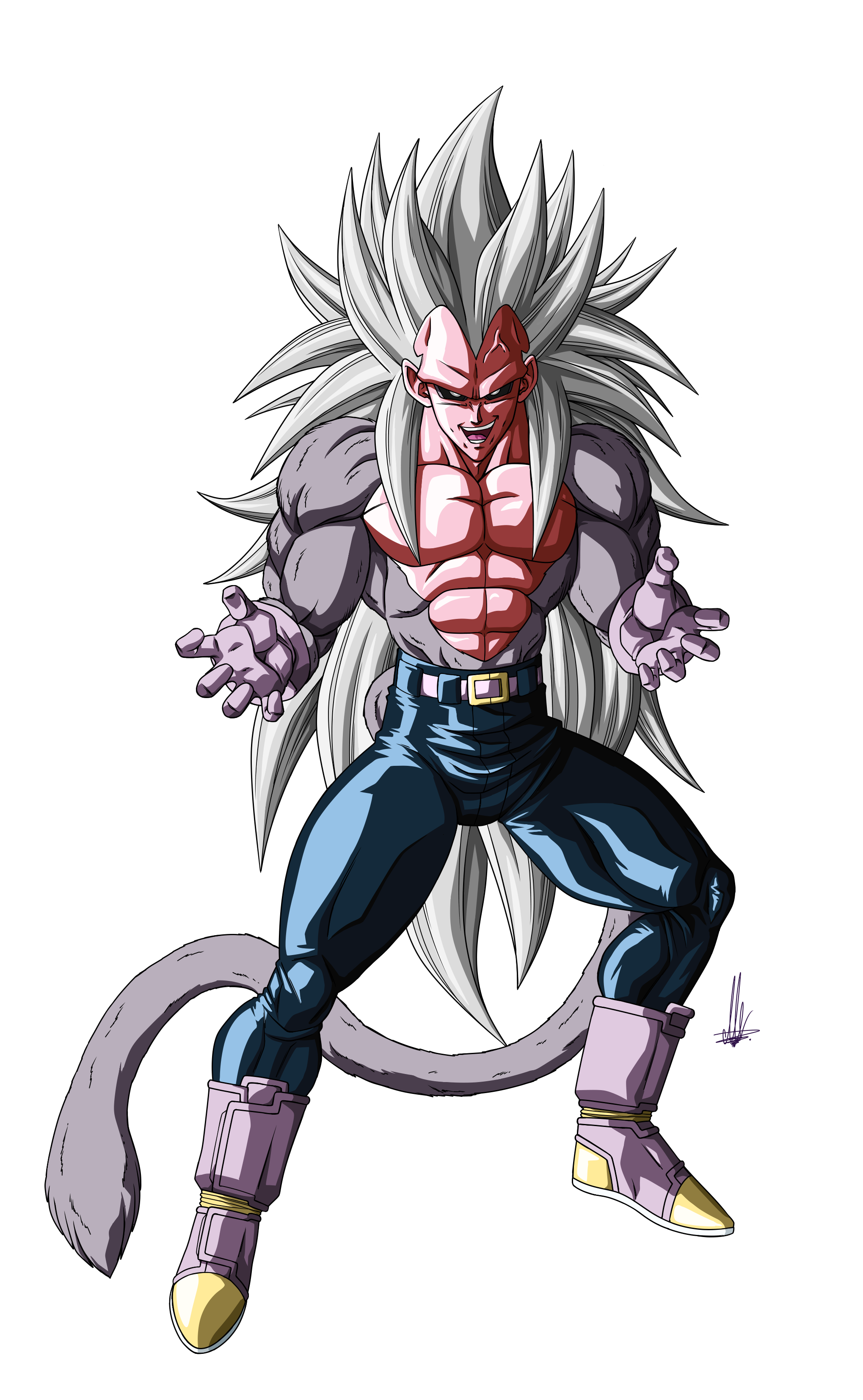 Ssj5 Vegeta by Unkoshin on DeviantArt