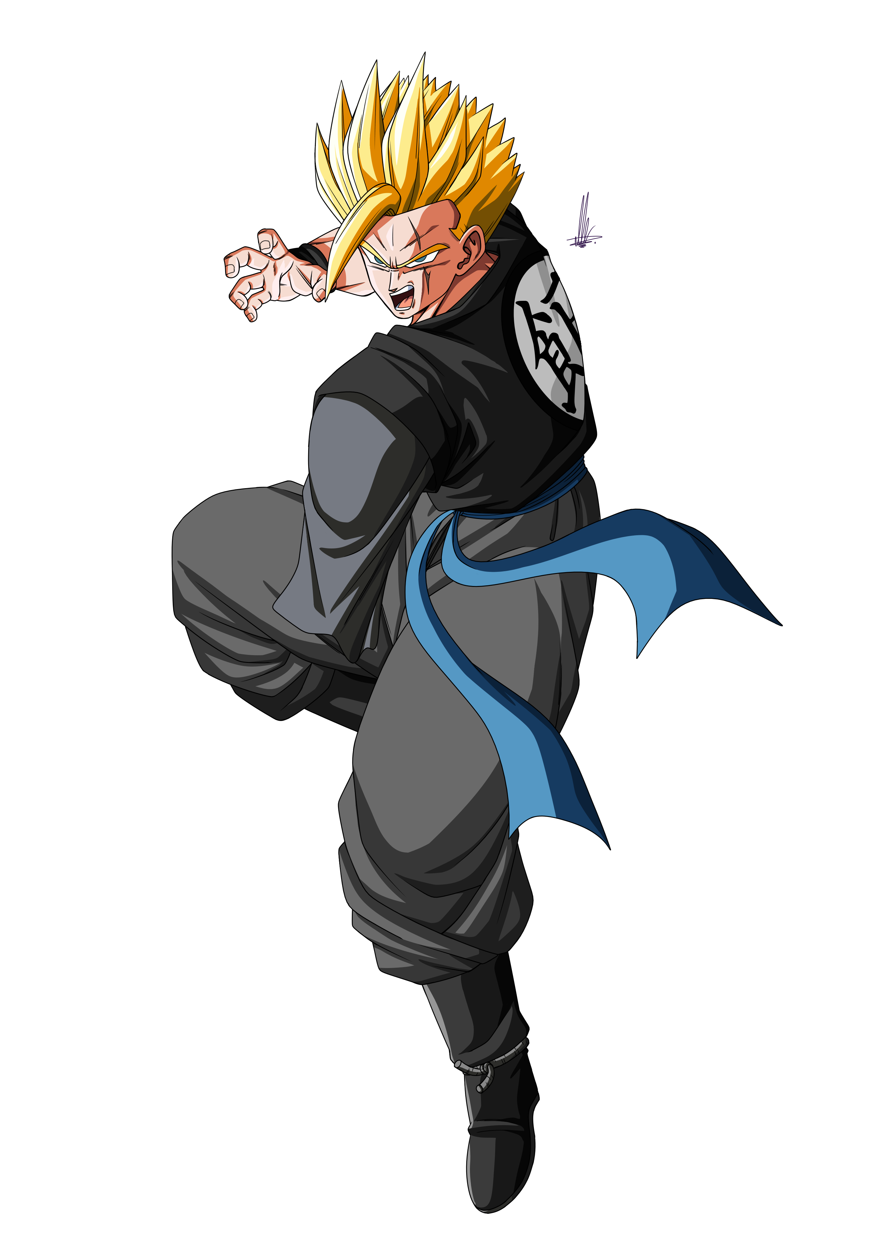 Goku Black SSJ Rose  3 (Alt. Palette #4) by SSJROSE890 on DeviantArt