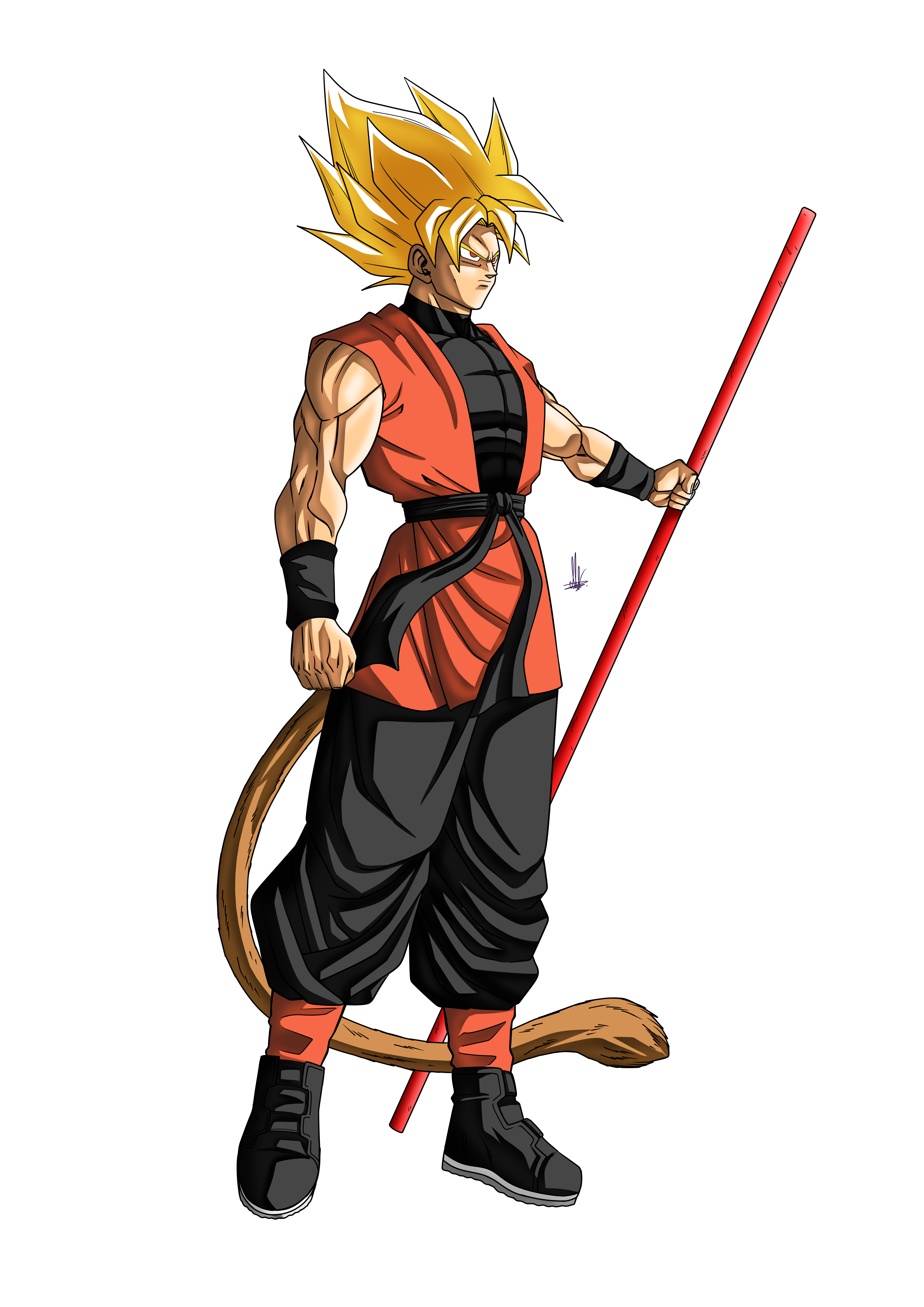 Full Controlled Super Saiyan Goku
