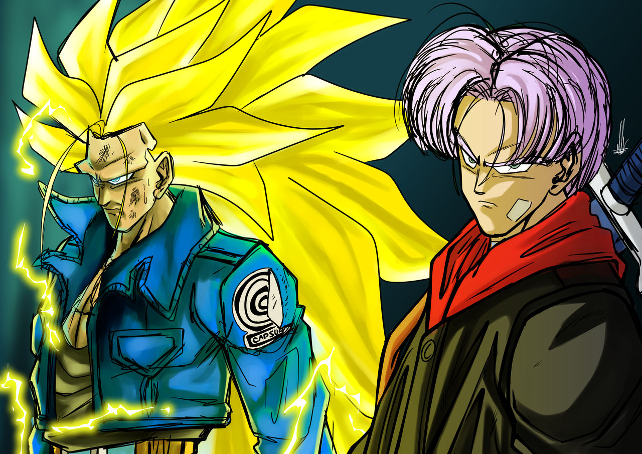 Future Trunks sketch 1