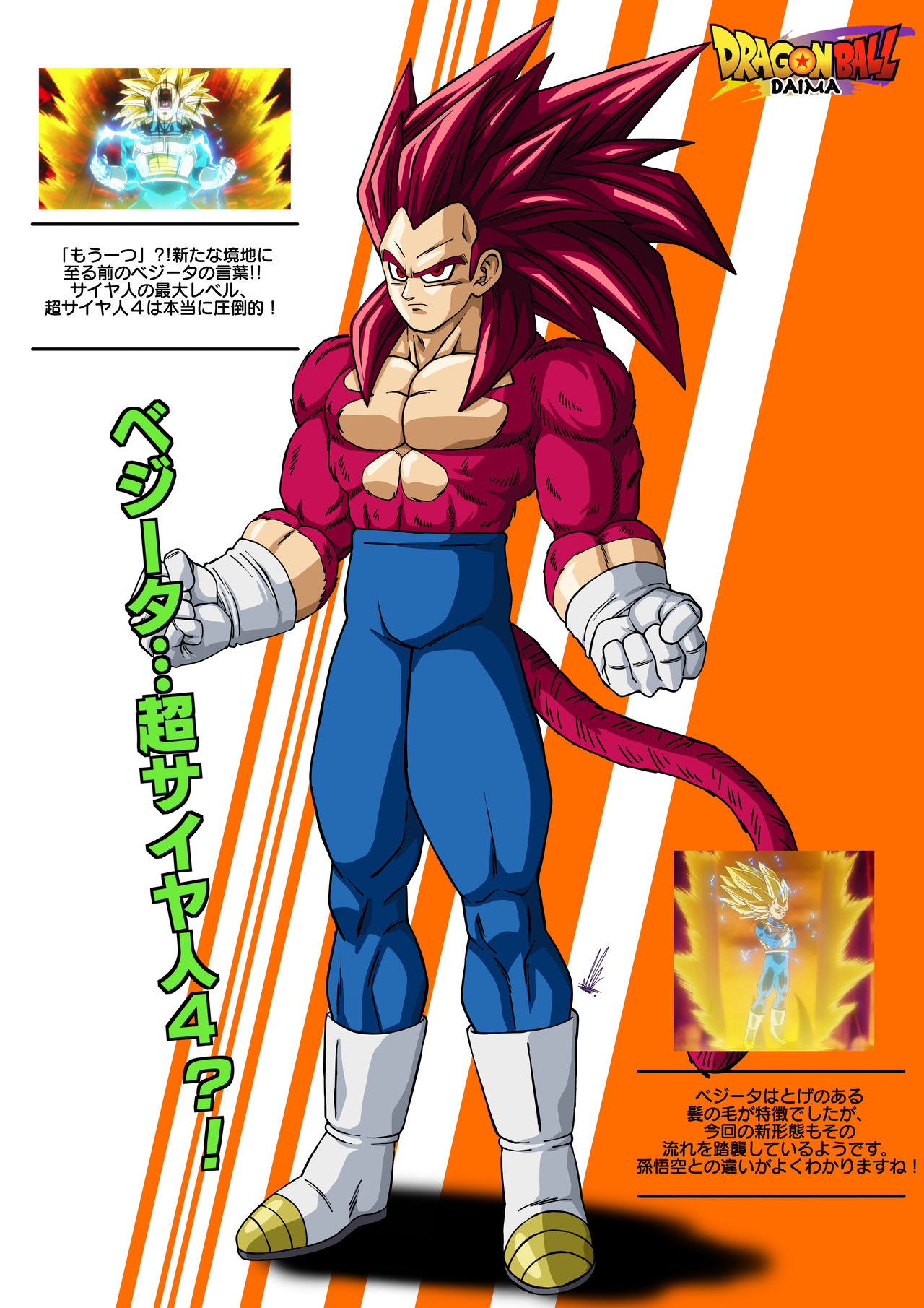 Super Saiyan 4....Vegeta?! (DAIMA)