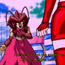 Marron (Rage Shenron) confronts Bulla