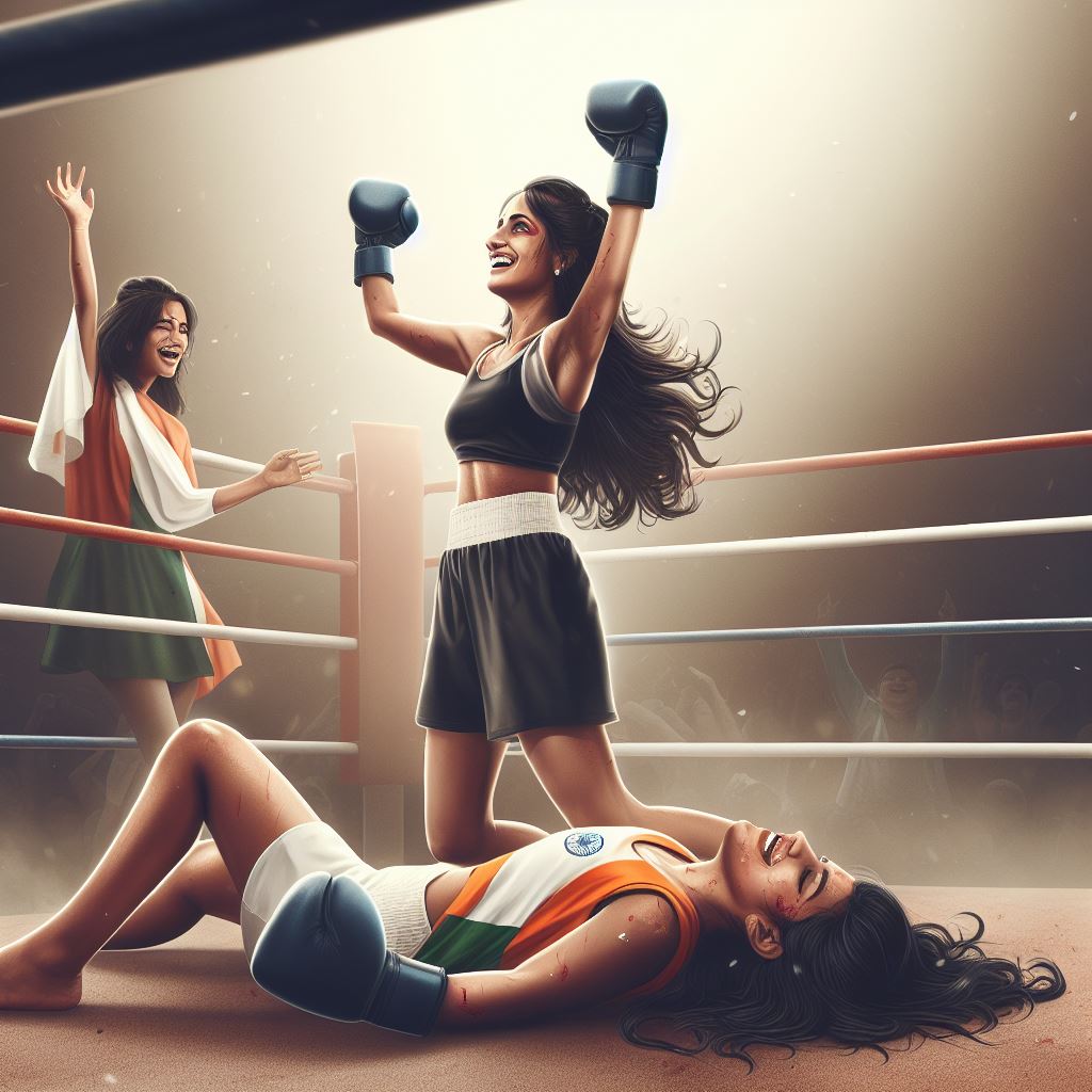 Indian women boxing by hulk1998jr on DeviantArt