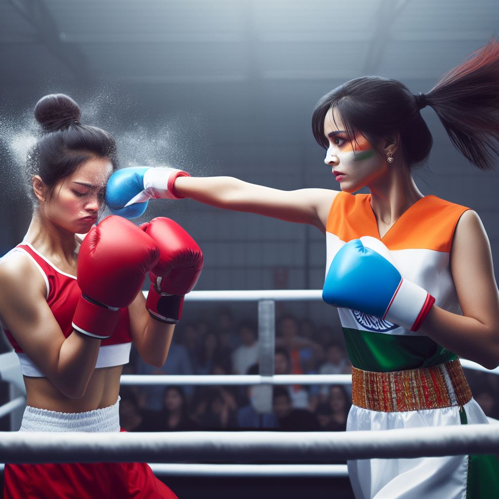 India Vs China Boxing by hulk1998jr on DeviantArt