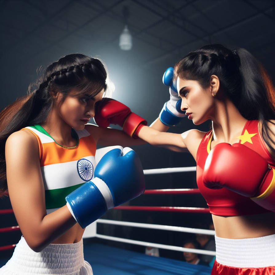 India Vs China Boxing by hulk1998jr on DeviantArt