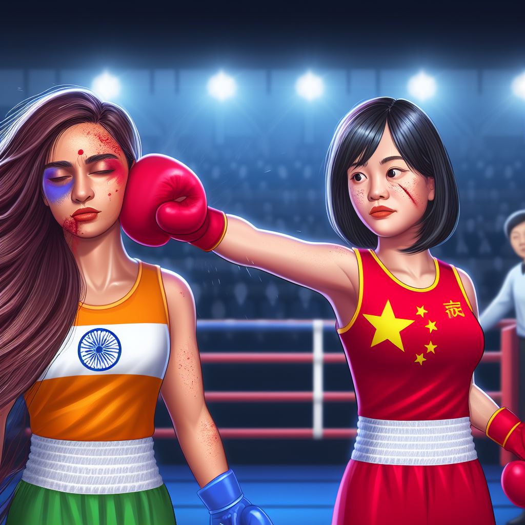 India Vs China Boxing by hulk1998jr on DeviantArt