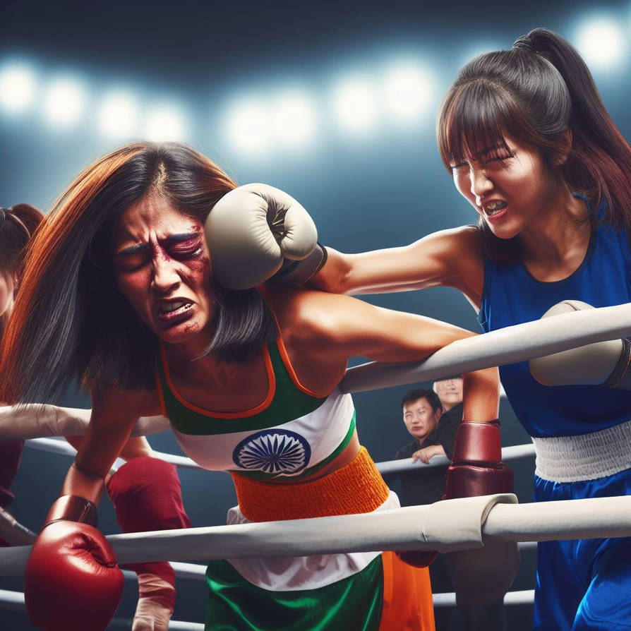 India Vs China Boxing by hulk1998jr on DeviantArt