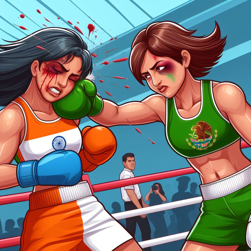 Deviantart International Boxing India Vs Mexico Boxing by hulk1998jr on DeviantArt