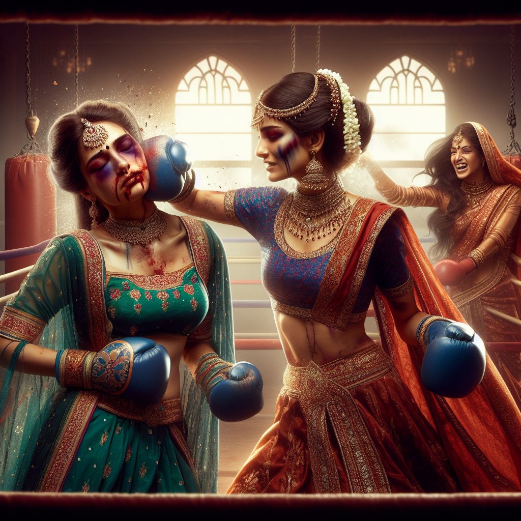 Indian princess boxing by hulk1998jr on DeviantArt