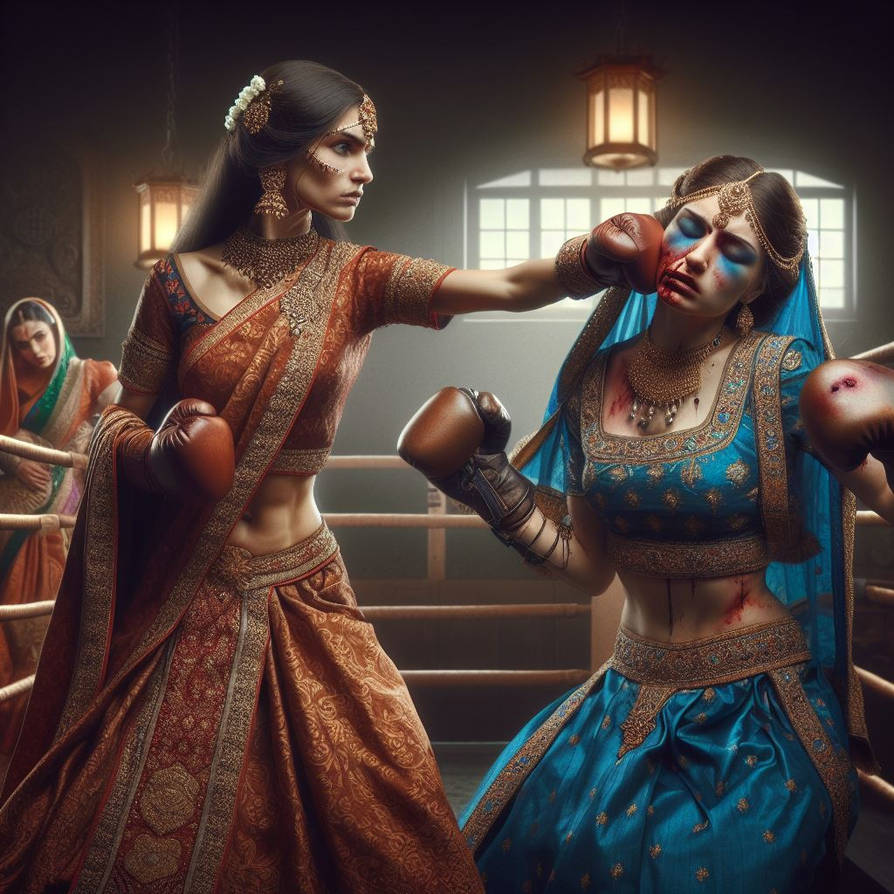 Indian princess boxing by hulk1998jr on DeviantArt