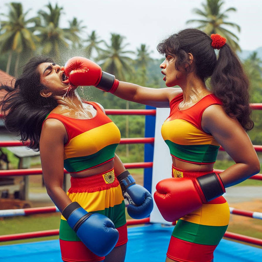 Teenage girl boxing by hulk1998jr on DeviantArt