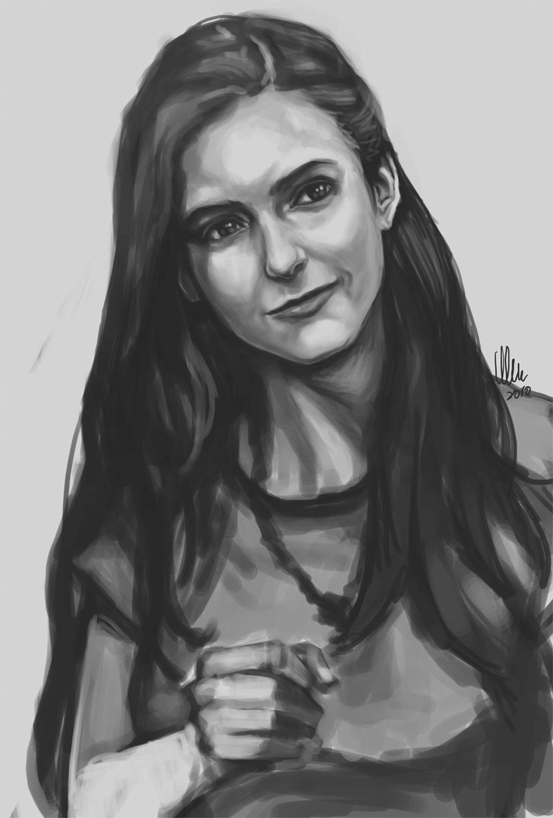 Nina Dobrev sketch