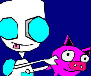 Gir and a Piggy