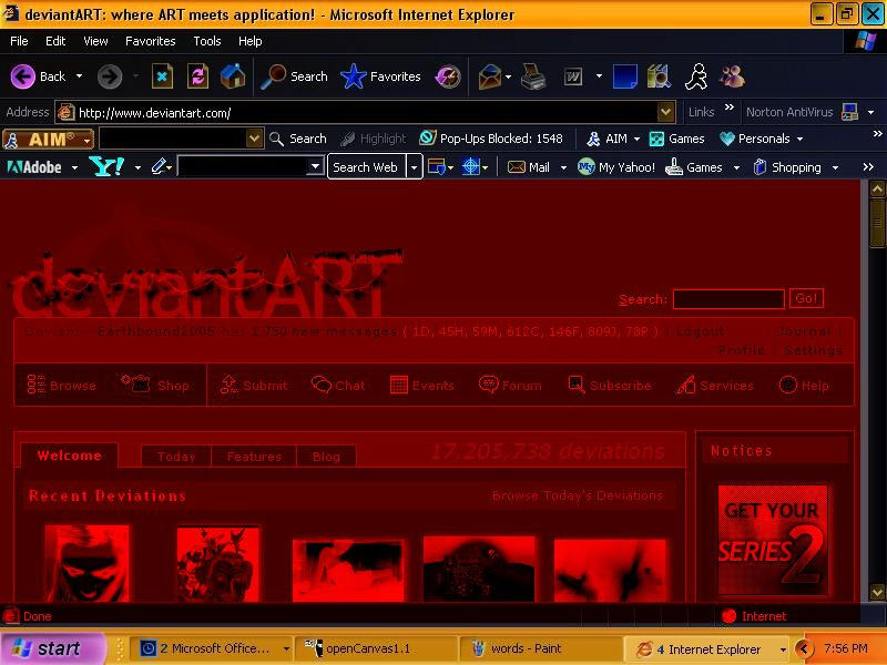 .:Deviantart Screenshot:.