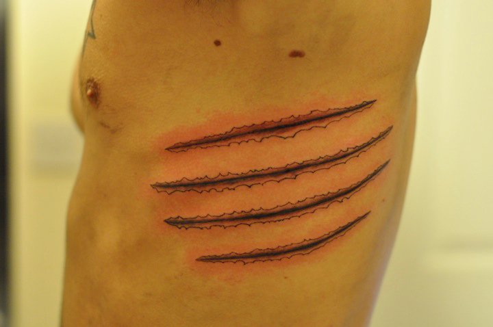 Claw Marks Tattoo by autopirate on DeviantArt Claw Marks Tattoo by autopirate on DeviantArt