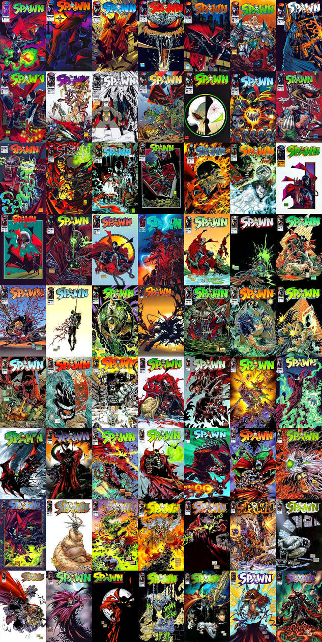 Spawn comic book covers by BLZofOZZ on DeviantArt