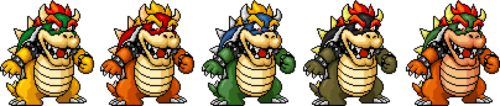 Bowser Colorz by BLZofOZZ on DeviantArt