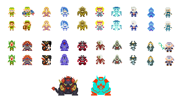 Hyrule Warriors Sprites