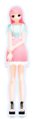 [MMD] Pink OC [wip]