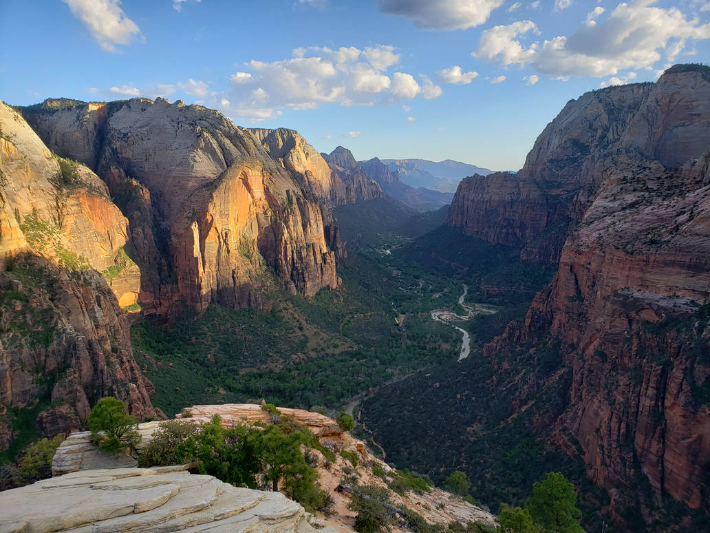 Summit view from Angels Landing by MichaelKwok on DeviantArt