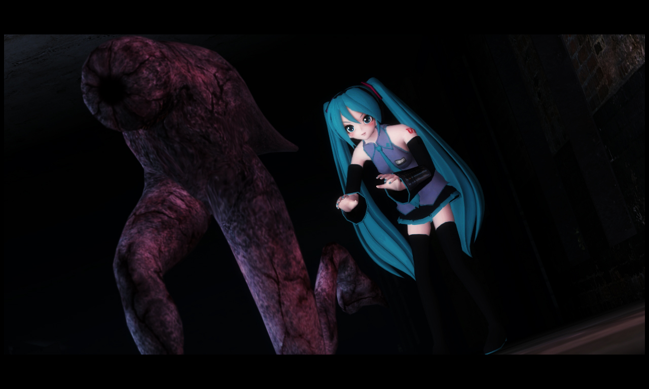 Hatsune Miku and ... friend?