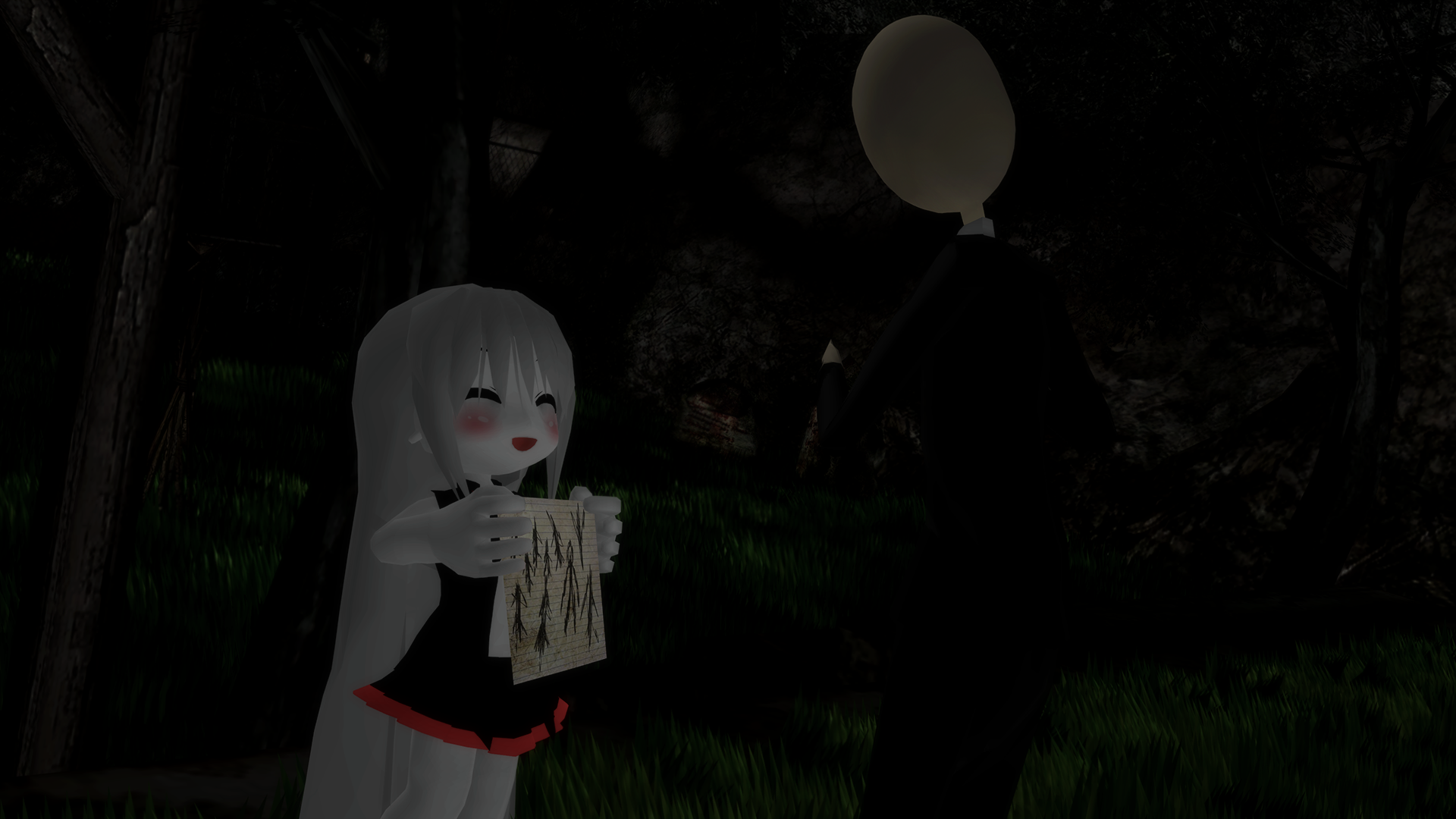 [MMD] The truth behind Slenderman's notes