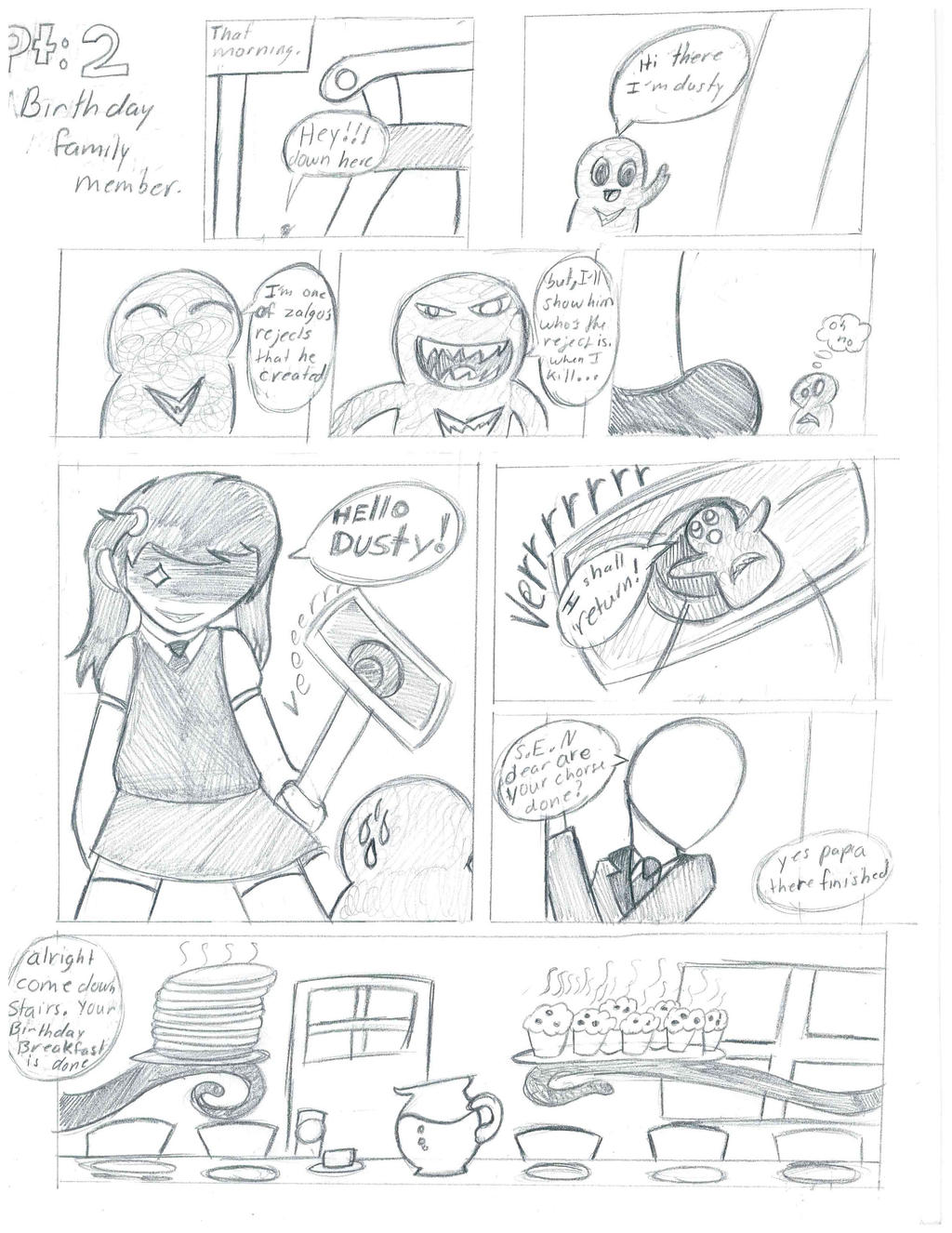 Slender's daughter pt.2 page 1